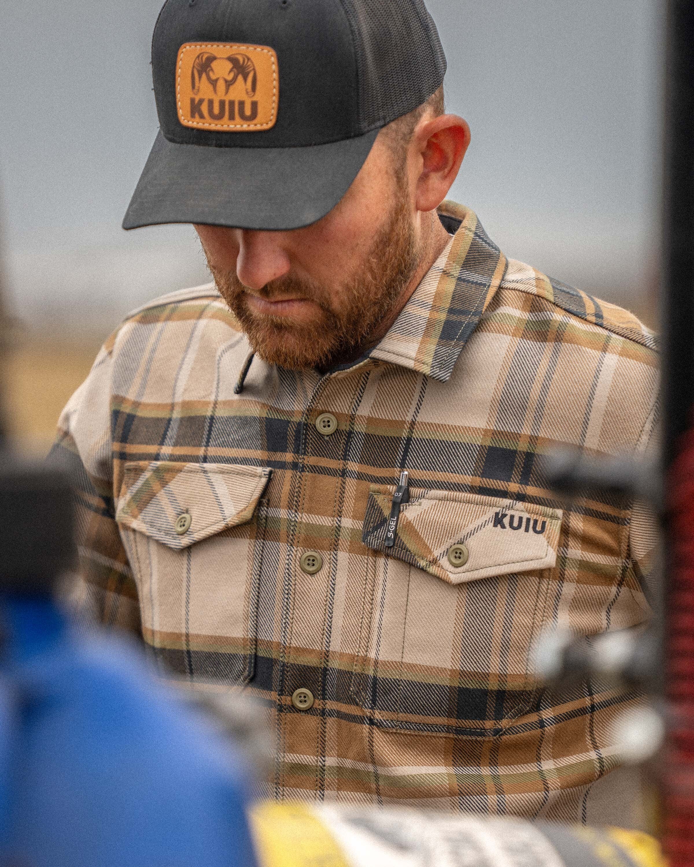 Flannel Heavyweight Shirt | Verde Check Plaid - Image 8